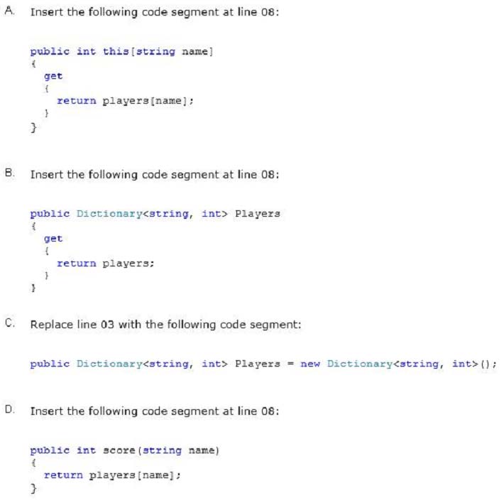 70-483 Exam – Free Actual Q&As, Page 22 | ExamTopics