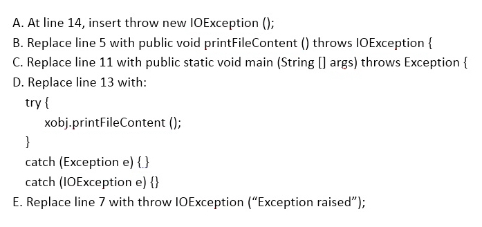 1z0-808 Relevant Answers