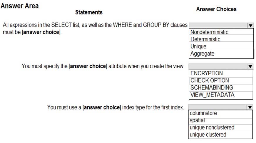 Exam 70-761 Topic 1 Question 190 Discussion - ExamTopics