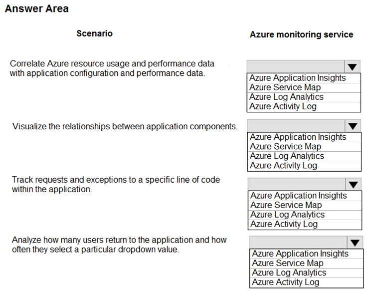 Selecting Customer Exceptions to Track