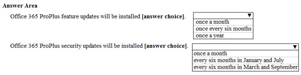 MS-100 Exam – Free Actual Q&As, Page 23 | ExamTopics