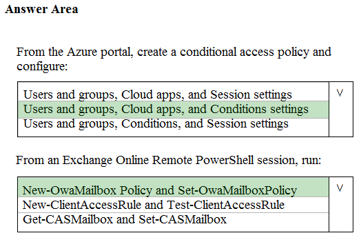 MS-500 Exam – Free Actual Q&As, Page 21 | ExamTopics