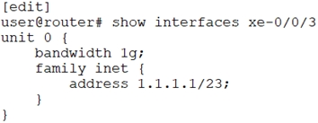 Exam JN0-103 Topic 1 Question 76 Discussion - ExamTopics