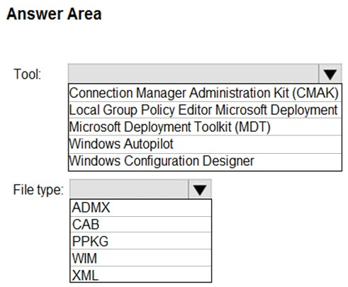 MD-100 Visual Cert Exam