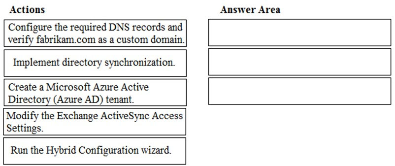 MS-100 Standard Answers